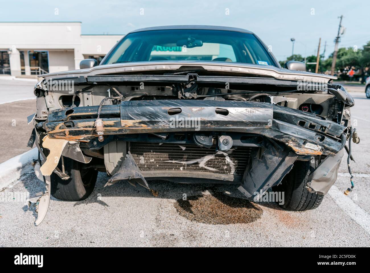 Parking lot accident Banque de photographies et d’images à haute résolution Alamy