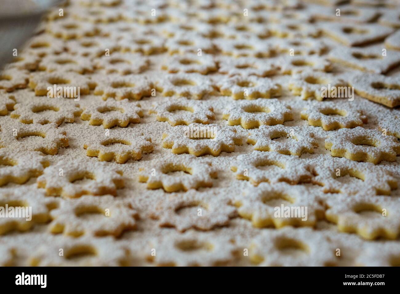 Boulangerie de Noël 2019. Biscuits maison en Basse-Bavière en Allemagne Banque D'Images