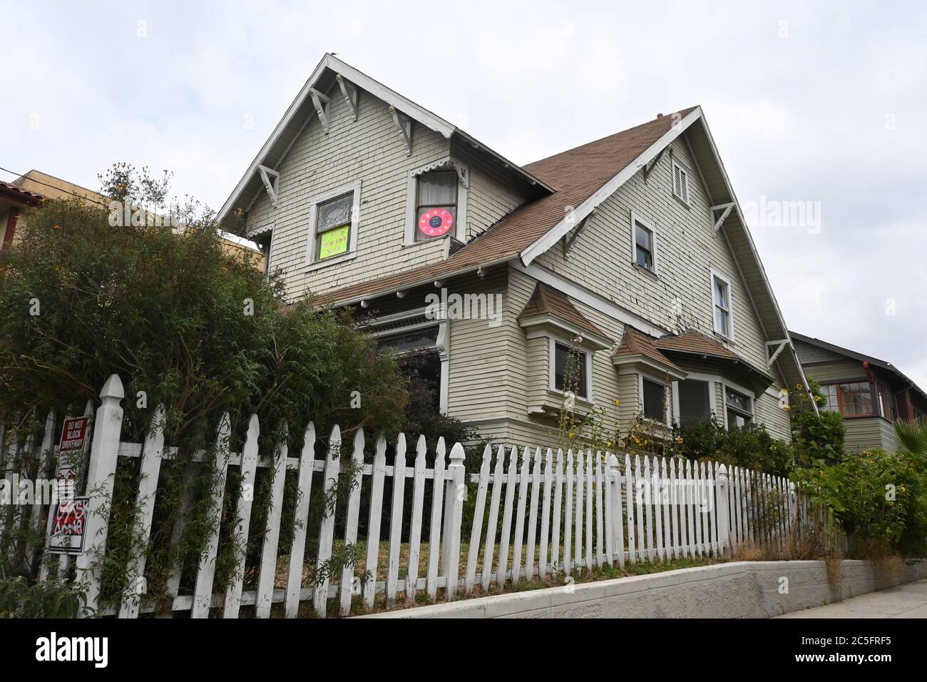 Los Angeles, États-Unis. 29 juin 2020. Une maison située au 722 E.  Kennsington St., dans la section Echo Park de Los Angeles, utilisée pour le  tournage de la maison de Dominic Toretto