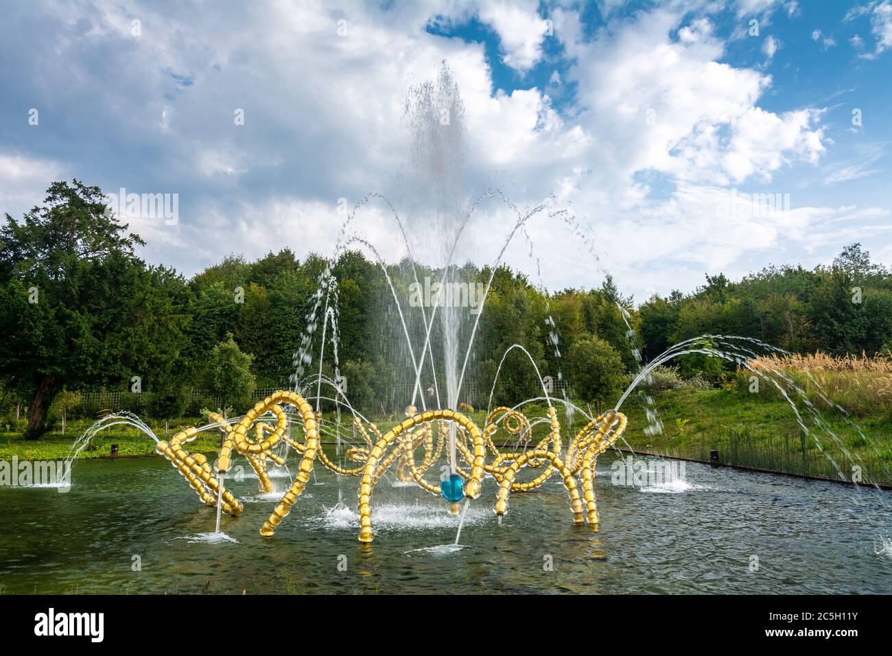 Parc aquatique de Versailles Banque D'Images