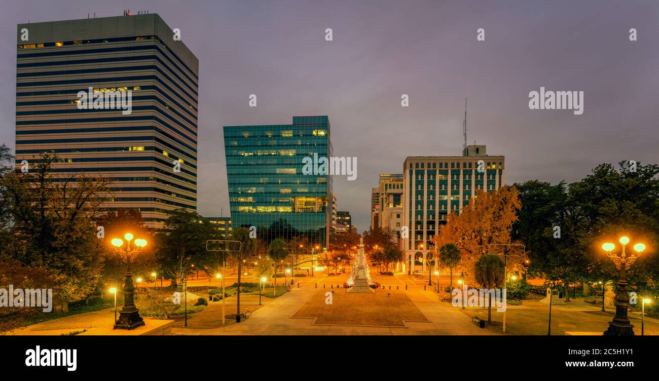 Panorama de Columbia, Caroline du Sud. Columbia, Caroline du Sud, USA. Banque D'Images