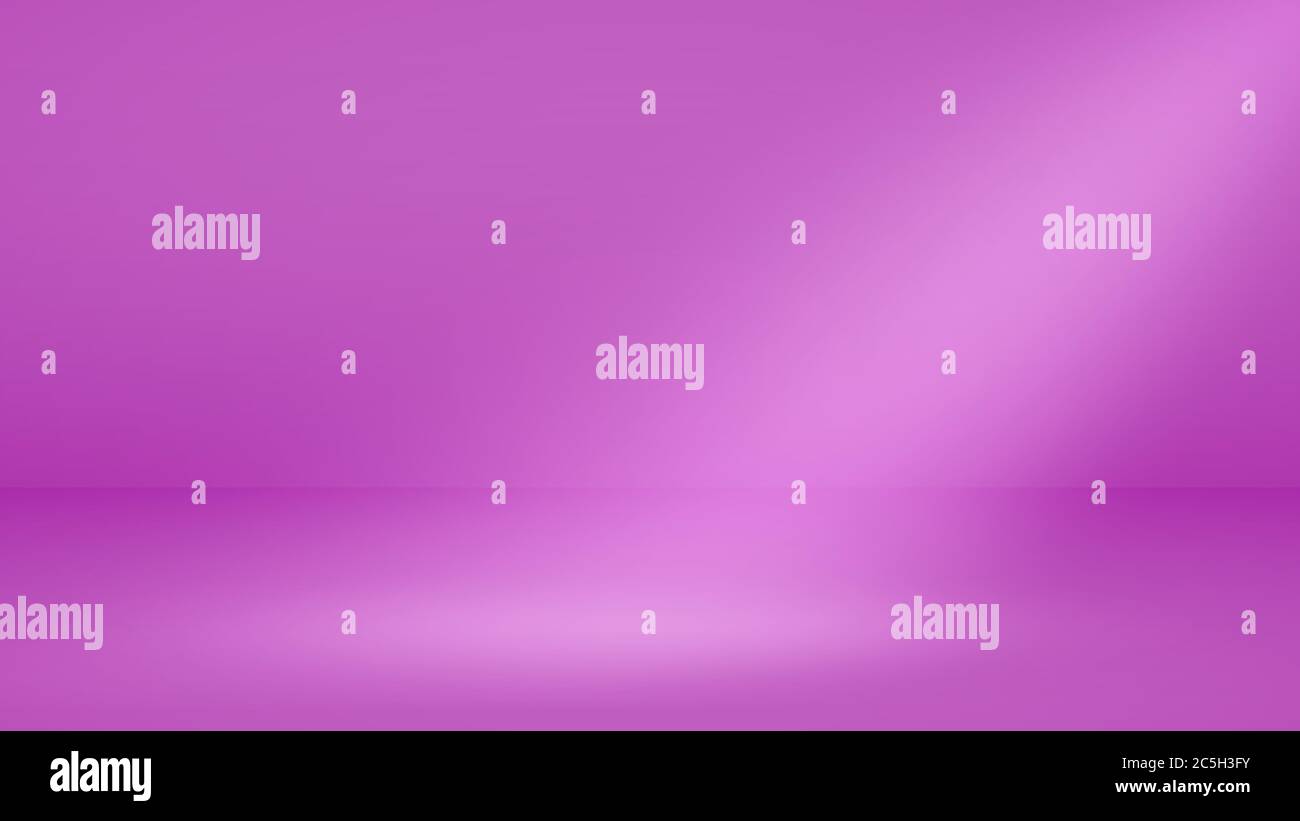 Arrière-plan studio vide avec éclairage doux dans les couleurs violettes Illustration de Vecteur