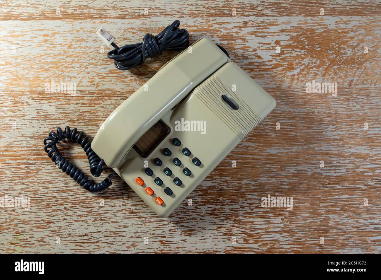 Téléphone combiné British Telecom Viscount Super 4 des années 1980 Banque D'Images