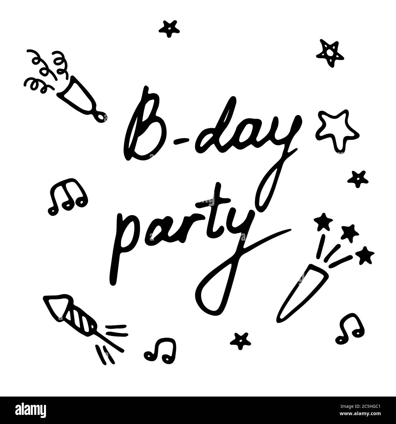 Texte Joyeux Anniversaire Banque D Images Noir Et Blanc Alamy