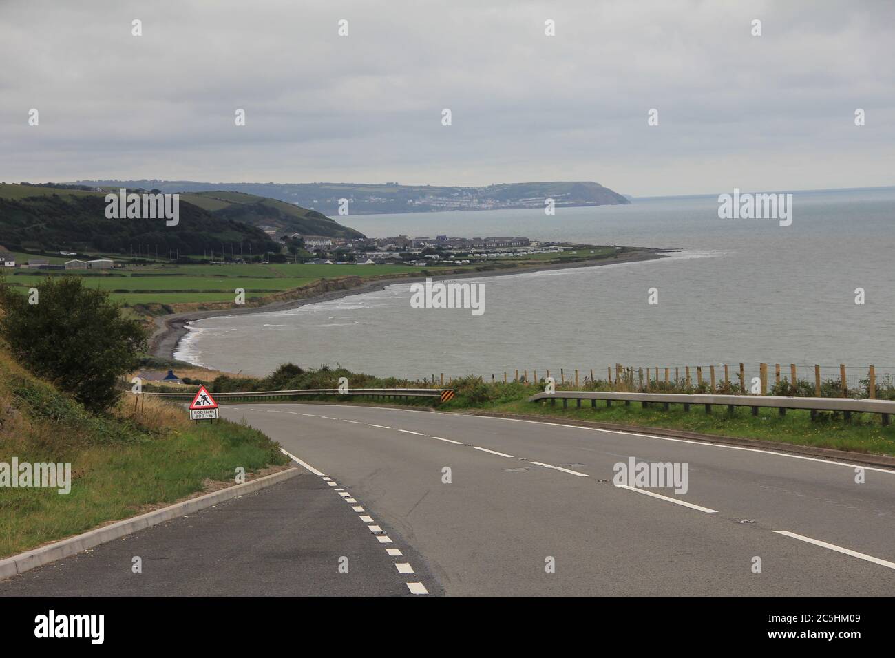 Les routes de la région du Nord-Galles Banque D'Images