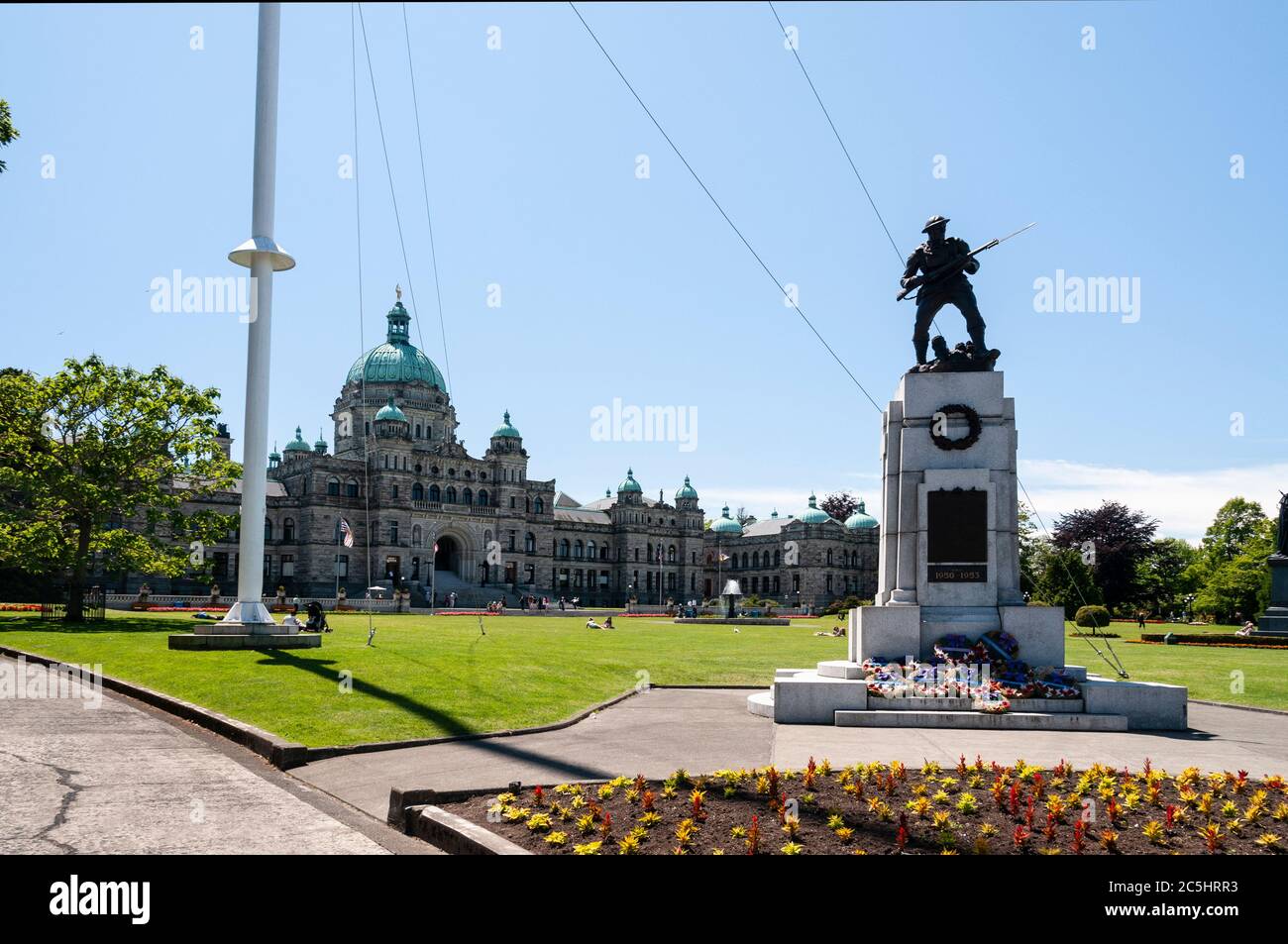 L'Assemblée législative de la Colombie-Britannique à Victoria, île de Vancouver, Canada Banque D'Images