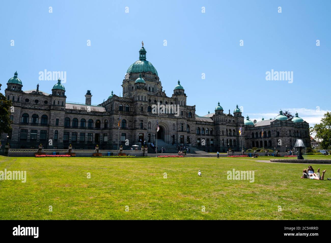 L'Assemblée législative de la Colombie-Britannique à Victoria, île de Vancouver, Canada Banque D'Images