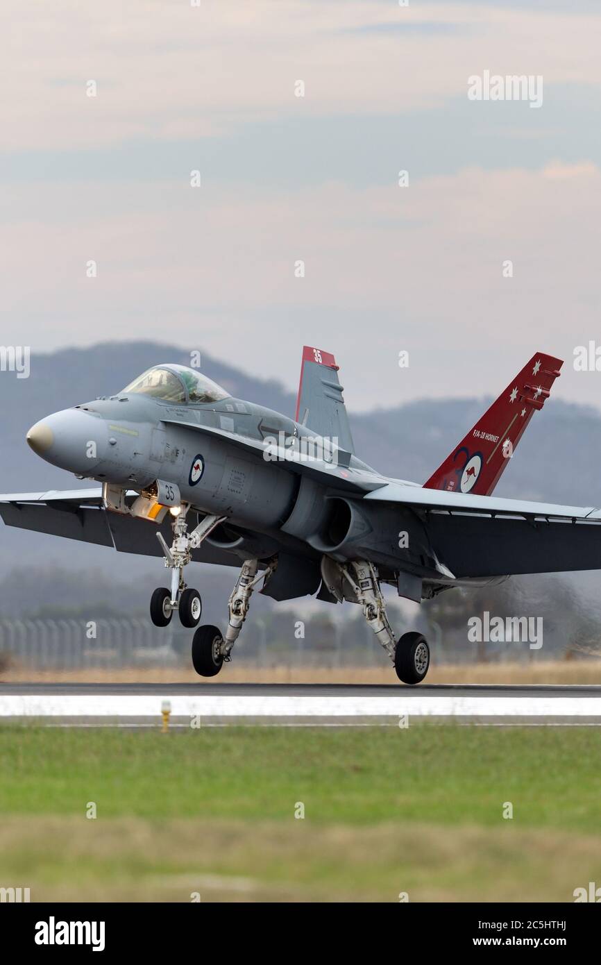 Royal Australian Air Force (RAAF) McDonnell Douglas F/A-18A avion de