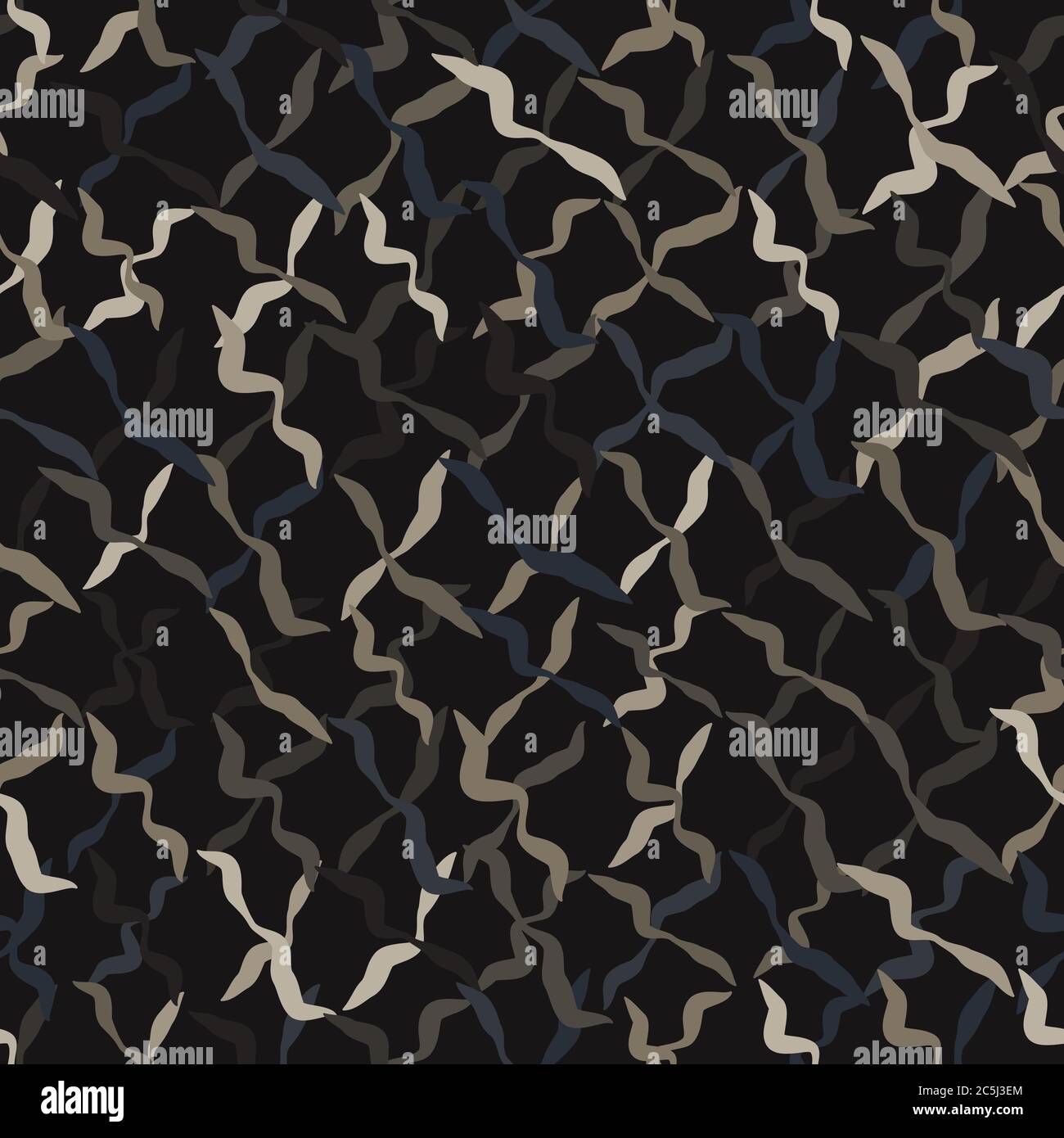 Arrière-plan de motif vectoriel sans couture avec filet de camouflage militaire Illustration de Vecteur