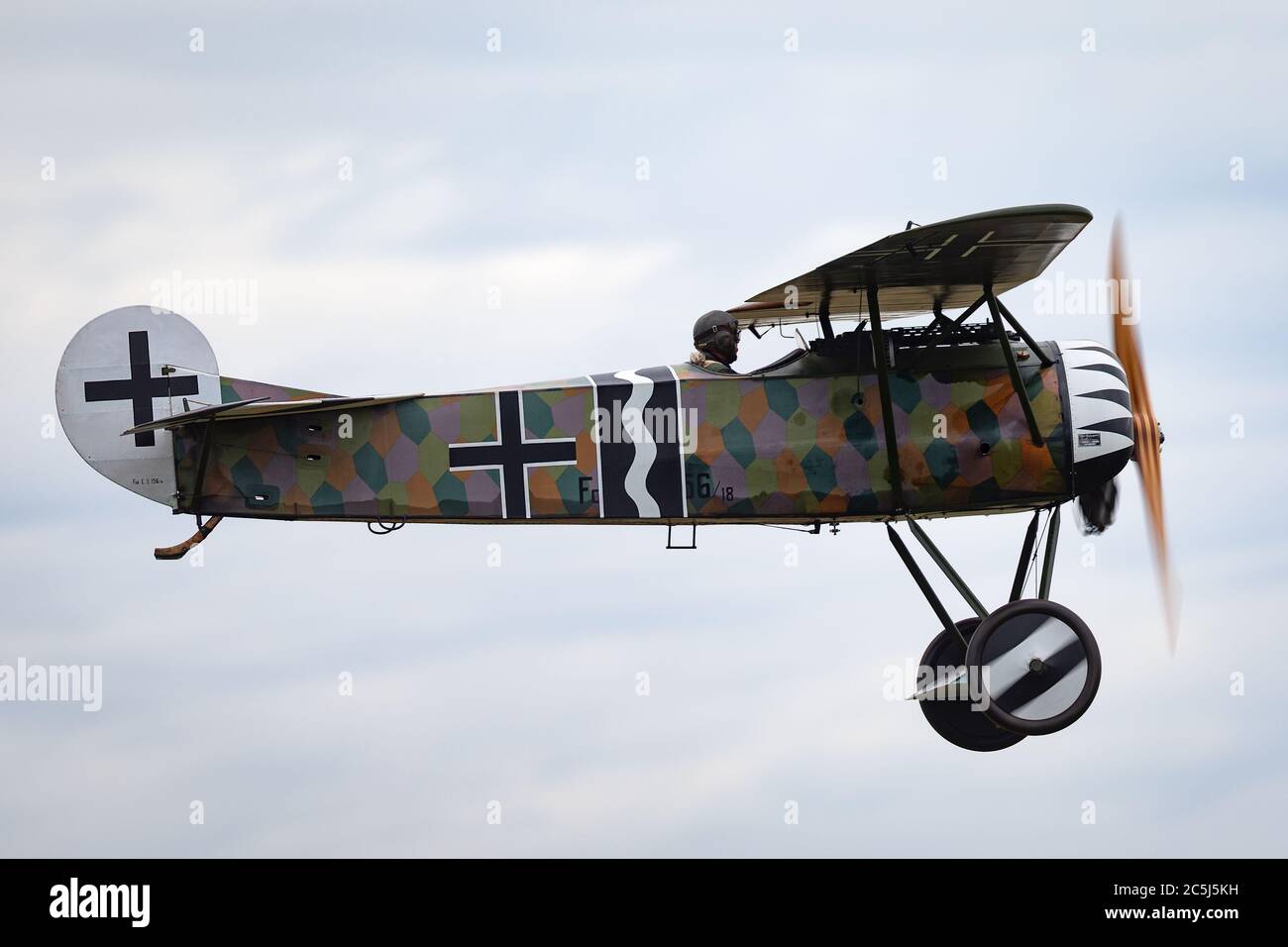 Fokker D.VIII avion de chasse au parasol allemand conçu par Reinhold Platz et construit par Fokker-Flugzeugwerke pour la première Guerre mondiale. Banque D'Images