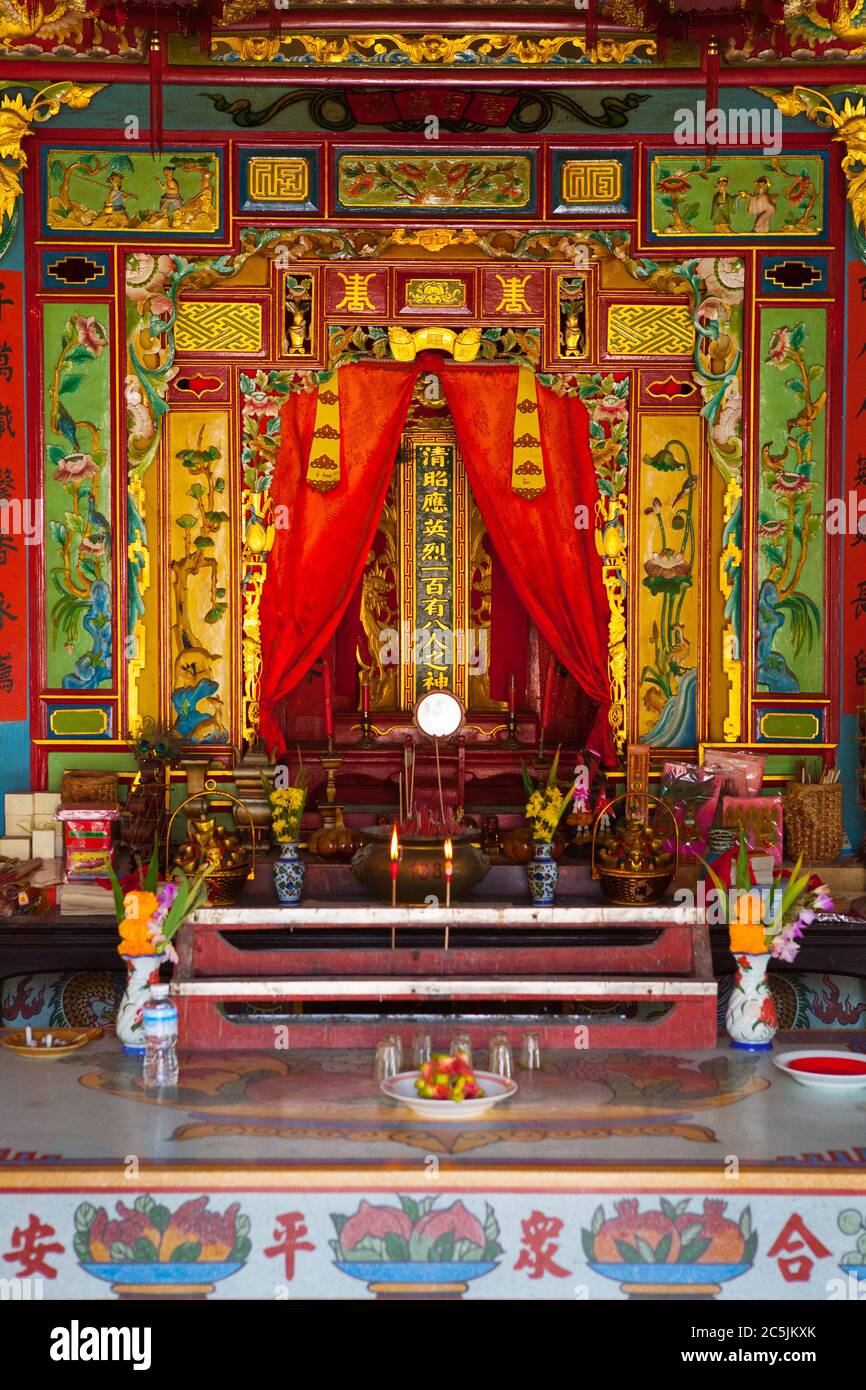 Temple chinois Mae Nam, Koh Samui, Thaïlande Banque D'Images