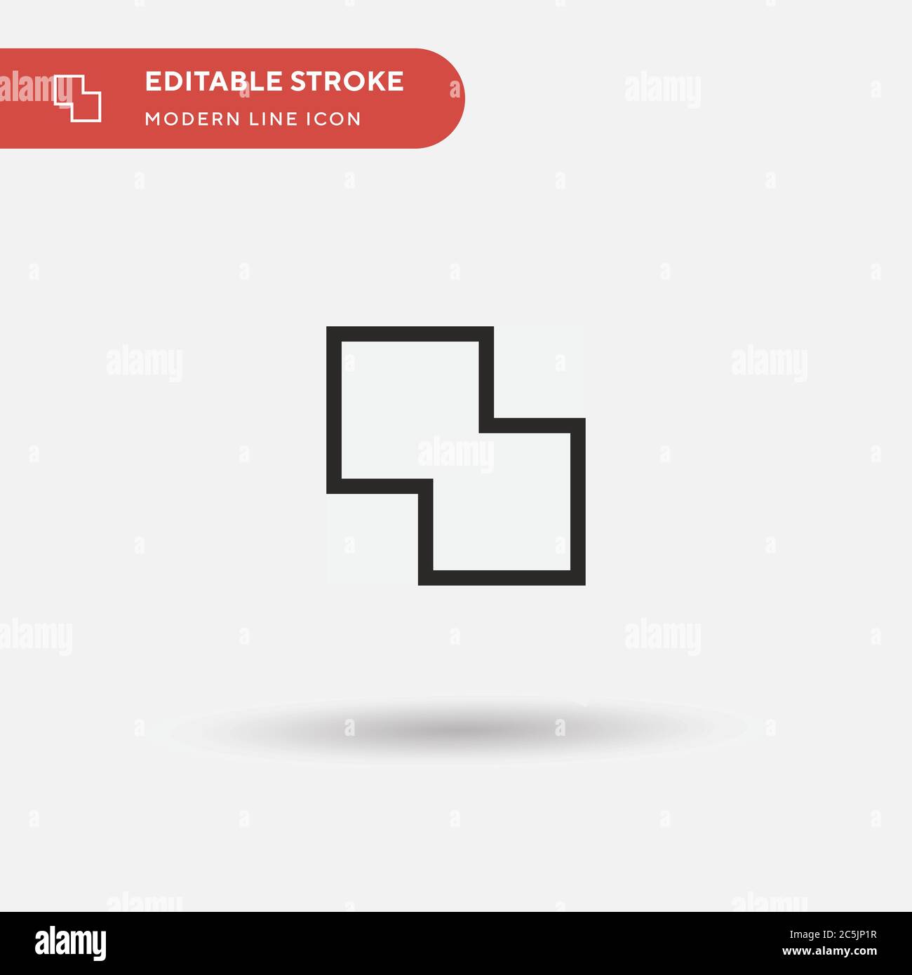 Icône de vecteur simple UNITE. Modèle de conception de symbole d'illustration pour l'élément d'interface utilisateur Web mobile. Pictogramme moderne de couleur parfaite sur contour modifiable. Unifiez les icônes de votre projet d'entreprise Illustration de Vecteur