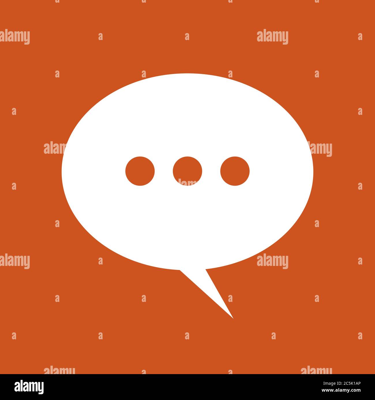 Les bulles de la parole sont une icône de style plat tendance isolée sur fond violet. Pour la conception de votre site Web, votre logo, votre application, votre interface utilisateur. Illustration vectorielle. Illustration de Vecteur