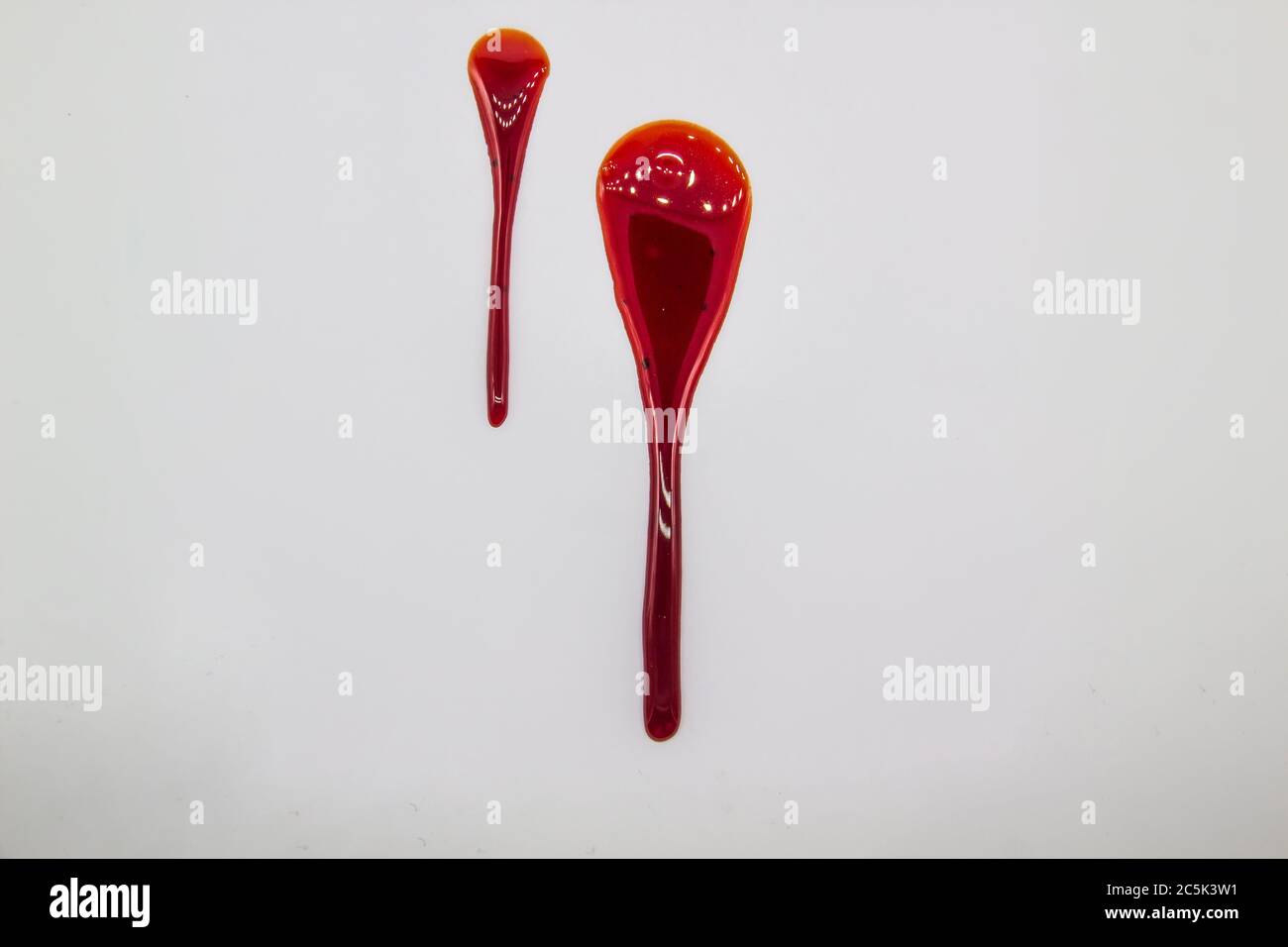 Un Sang Qui Coule Vers Le Bas Fond Sanglant Photo Stock Alamy