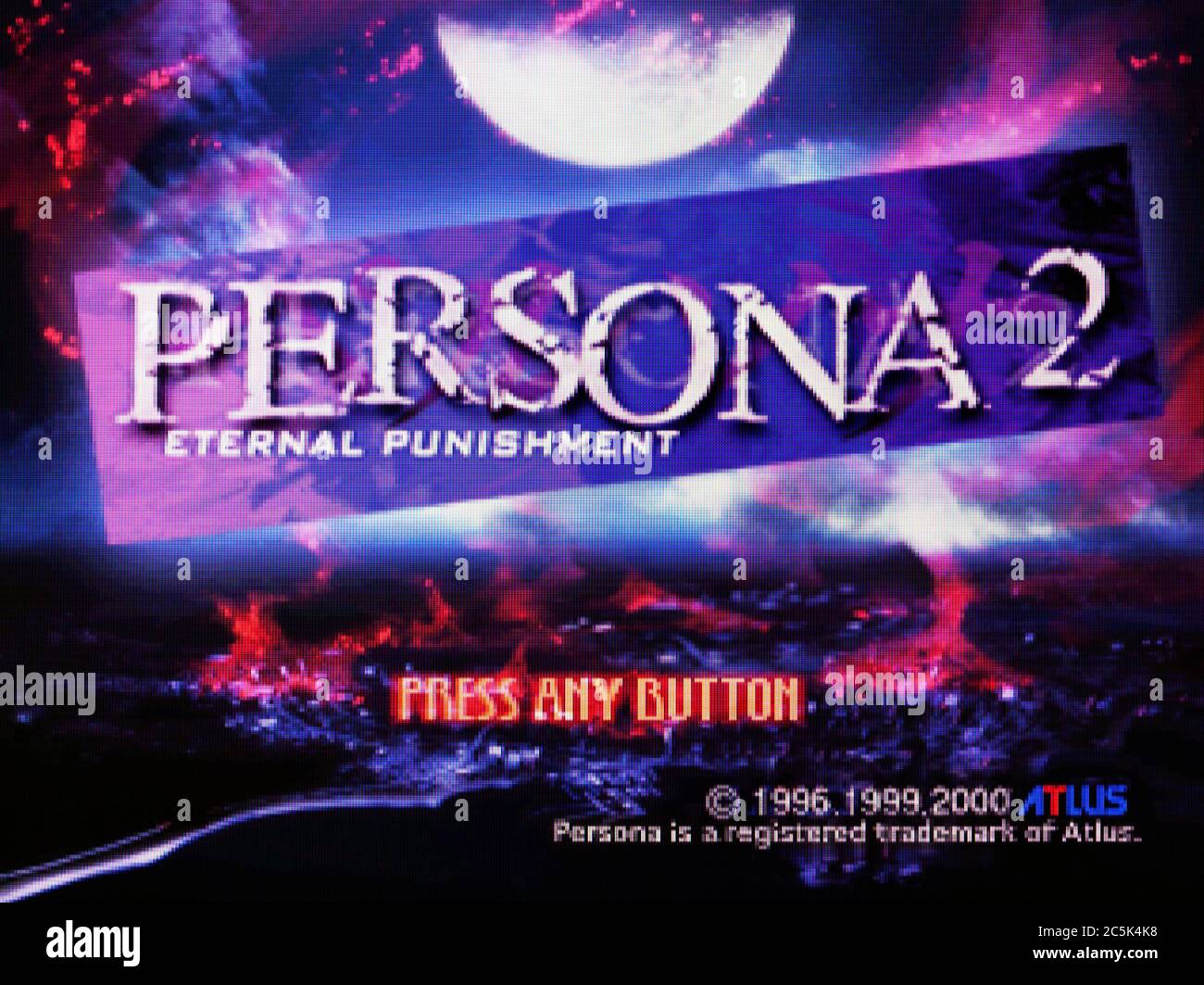 Persona 2 - Sony PlayStation 1 PS1 PSX - usage éditorial uniquement Banque D'Images