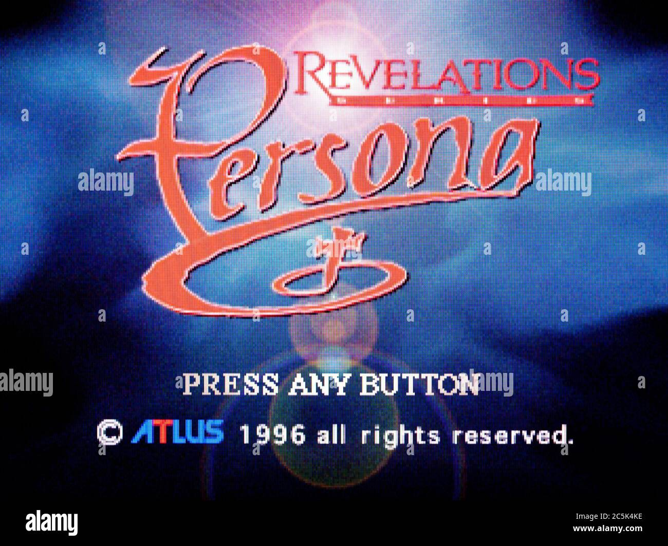 Persona Revelations - Sony PlayStation 1 PS1 PSX - usage éditorial uniquement Banque D'Images
