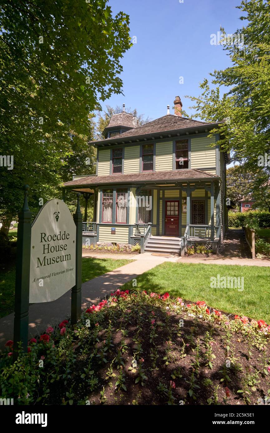 Le Roedde House Museum, au centre-ville de Vancouver, Colombie-Britannique, Canada Banque D'Images