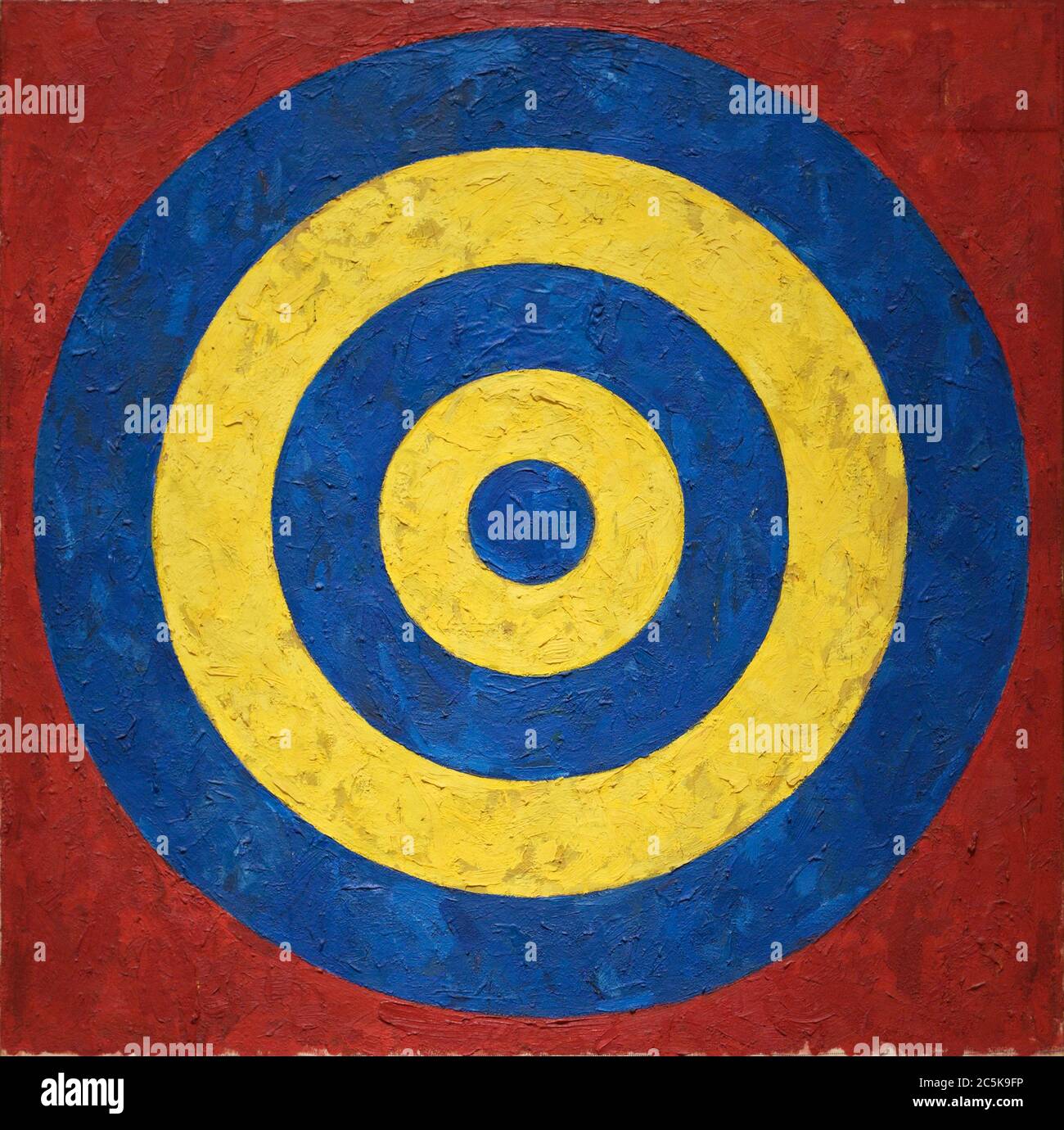 Jasper Johns peinture « Target », 1958 Banque D'Images