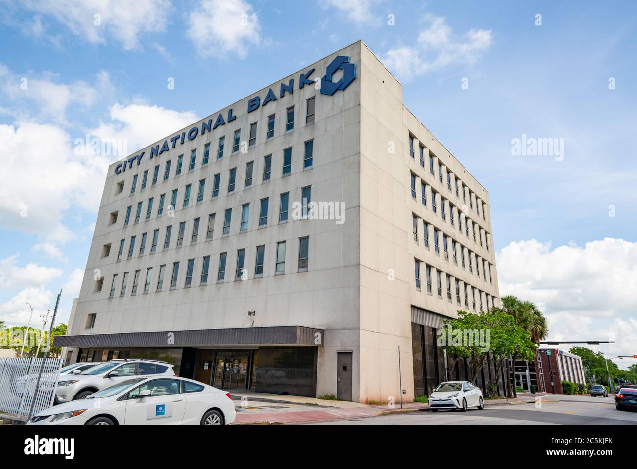 City National Bank Miami Beach Banque D'Images