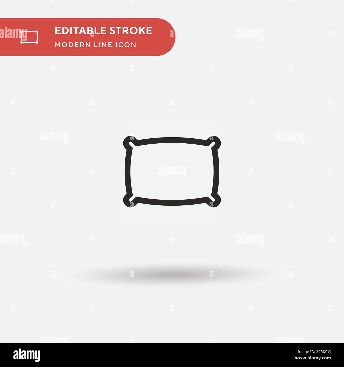 Icône vecteur simple et confortable. Modèle de conception de symbole d'illustration pour l'élément d'interface utilisateur Web mobile. Pictogramme moderne de couleur parfaite sur contour modifiable. Icônes confortables pour votre projet d'entreprise Illustration de Vecteur