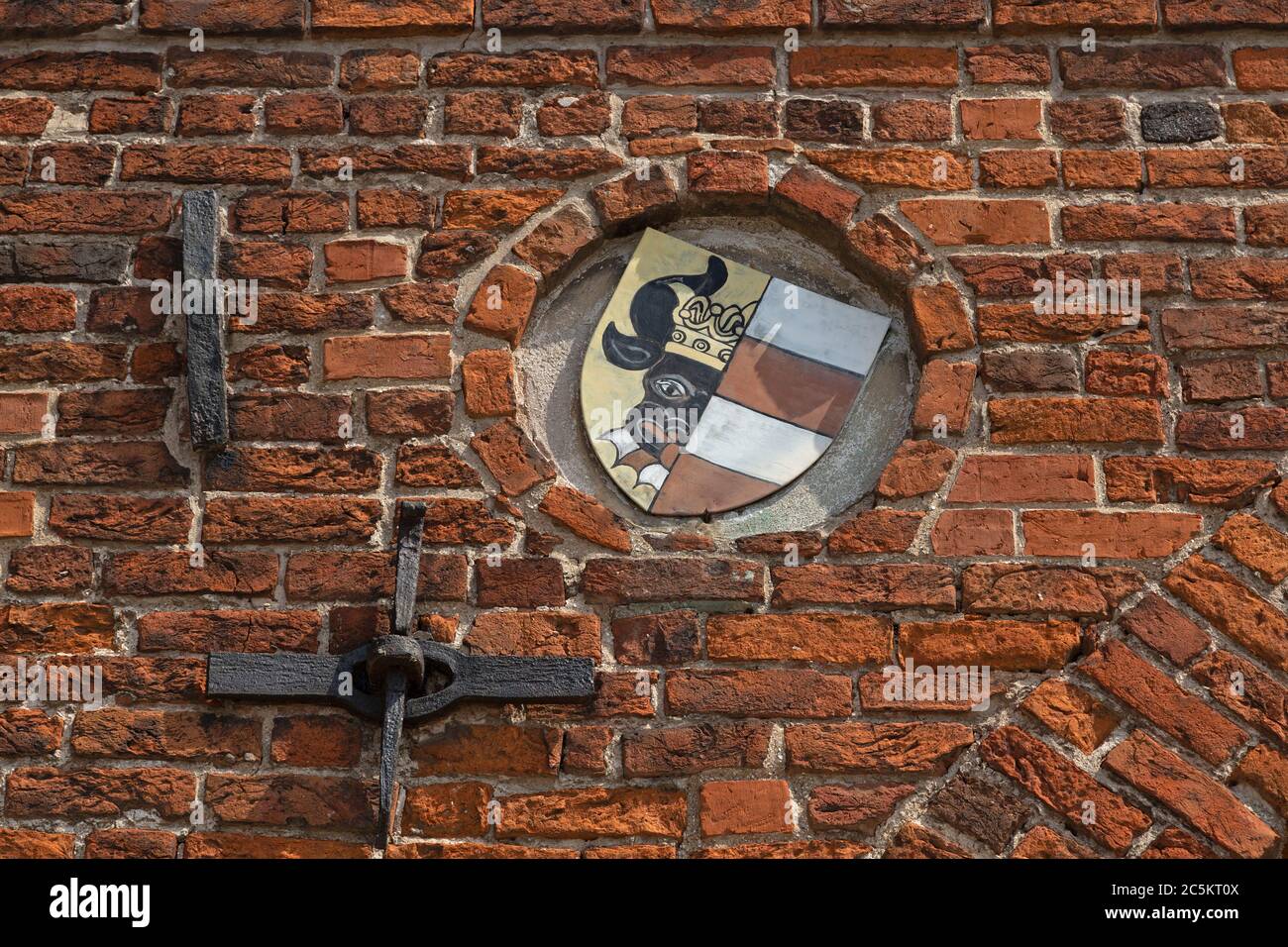 Détail, porte d'eau, Wismar, Mecklenburg-Ouest Pomerania, Allemagne Banque D'Images