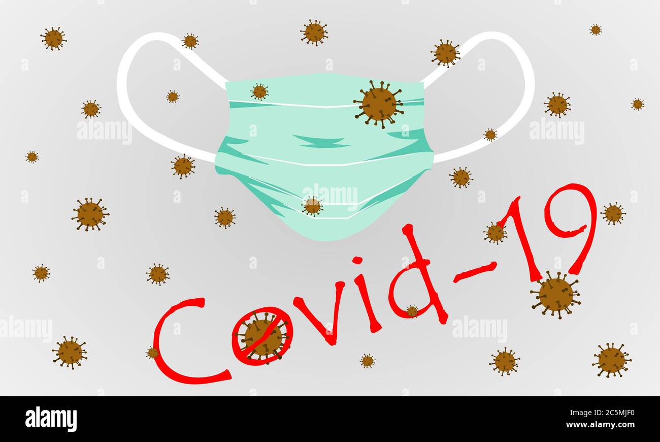 Prévenir la propagation de COVID-19. Arrêter l'épidémie COVID-19. Banque D'Images