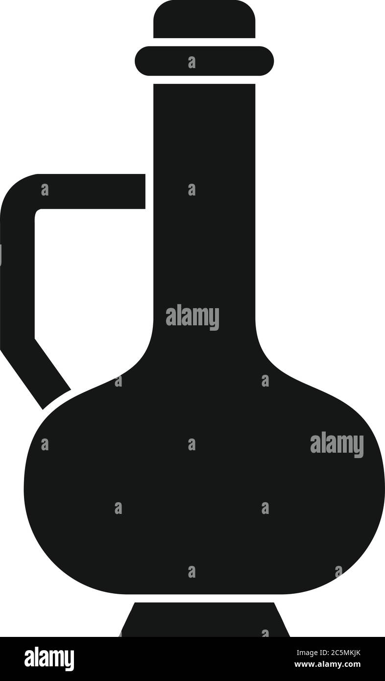Icône de verseuse à herbes médicinales. Illustration simple de la carafe à herbes médicinales icône vectorielle pour la conception de sites Web isolée sur fond blanc Illustration de Vecteur