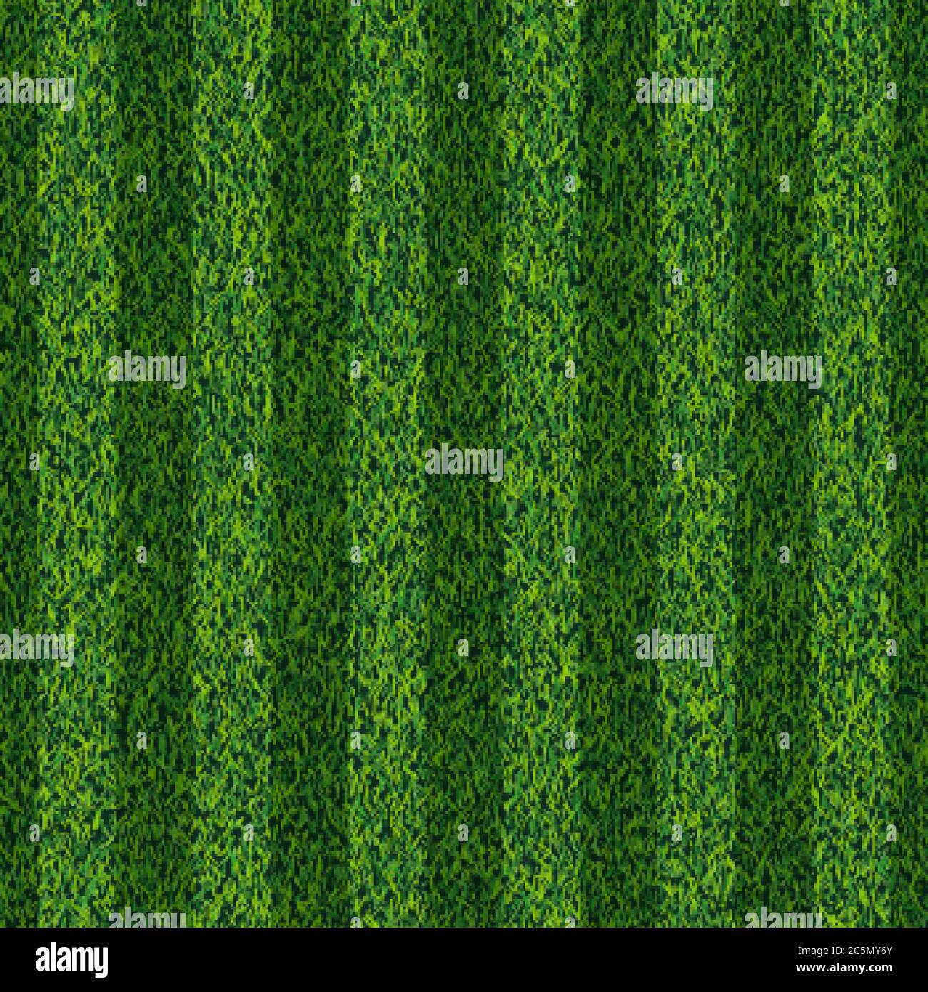 Football, toile de fond de terrain à rayures. Texture réaliste sans couture. Illustration de la nature abstraite du vecteur. Terrain vert du stade Illustration de Vecteur
