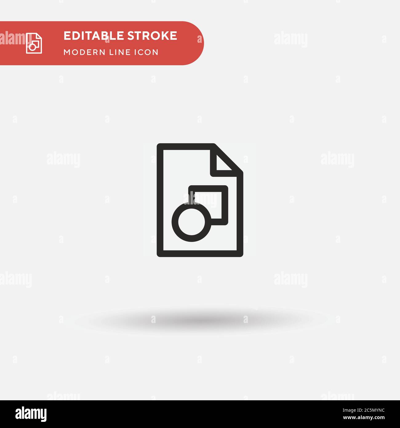 Icône de vecteur simple SVG. Modèle de conception de symbole d'illustration pour l'élément d'interface utilisateur Web mobile. Pictogramme moderne de couleur parfaite sur contour modifiable. Icônes SVG pour votre projet d'entreprise Illustration de Vecteur