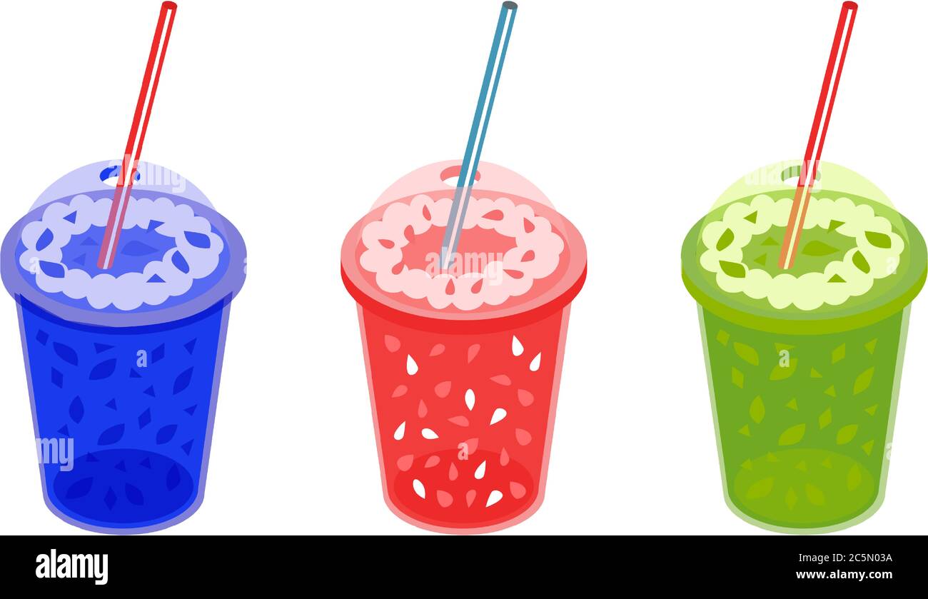 Ensemble de dessin différents types de boissons. Illustration vectorielle isolée de limonade, soda, cocktail de fruits, milkshake, smoothie. Icône en blanc Illustration de Vecteur