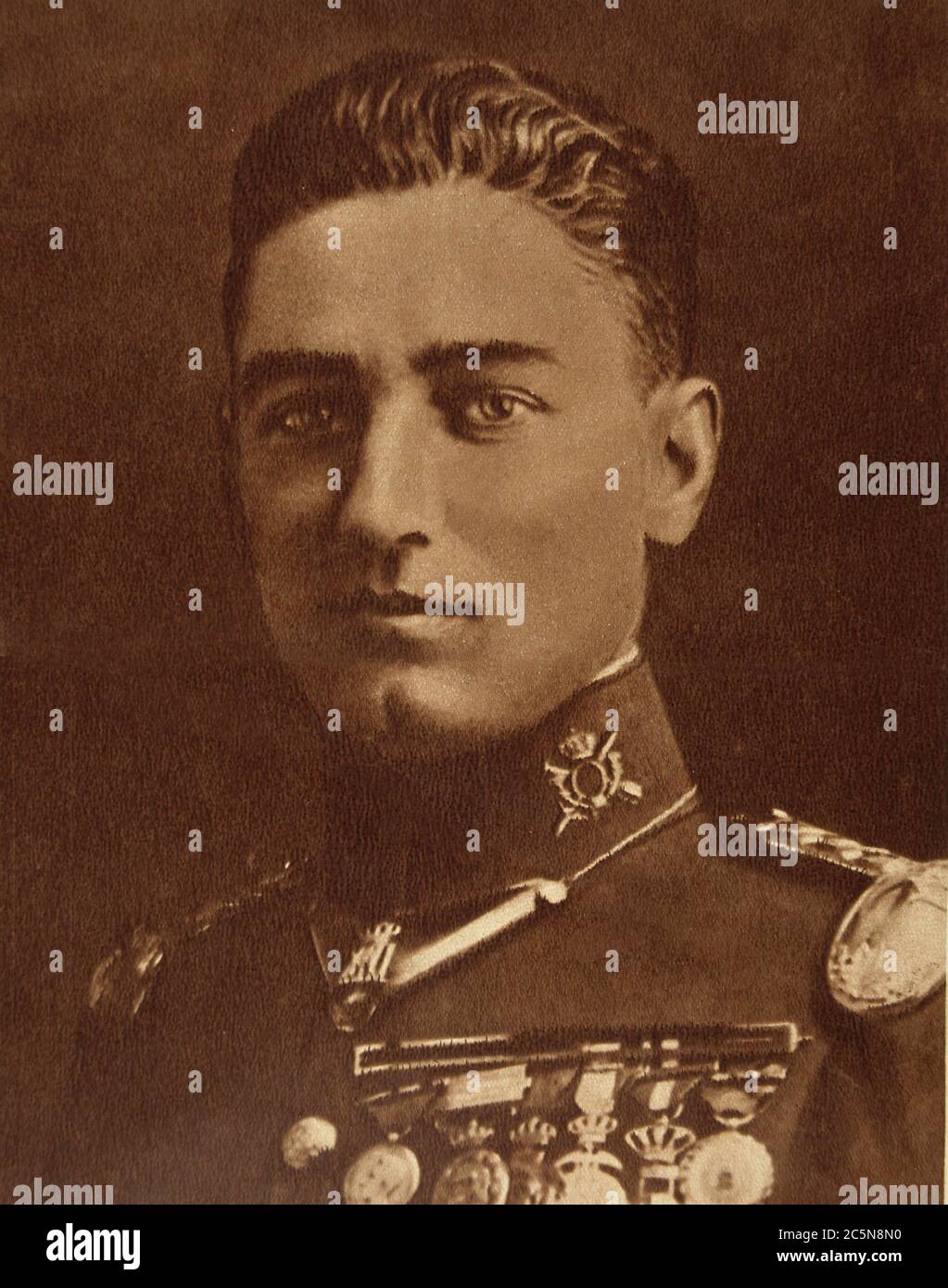 GARCIA HERNANDEZ, ANGEL. MILITAR ESPAÑOL.1900-1930. HEROE DE LA 2 REPUBLICA ESPAÑOLA.. DIRIGIO EL INTENTO DE REVELION DEL LEVANTAMIENTO REPUBLICANO CONOCIDO. COMO SUBLEVACION DE JACA EN 1930. Banque D'Images