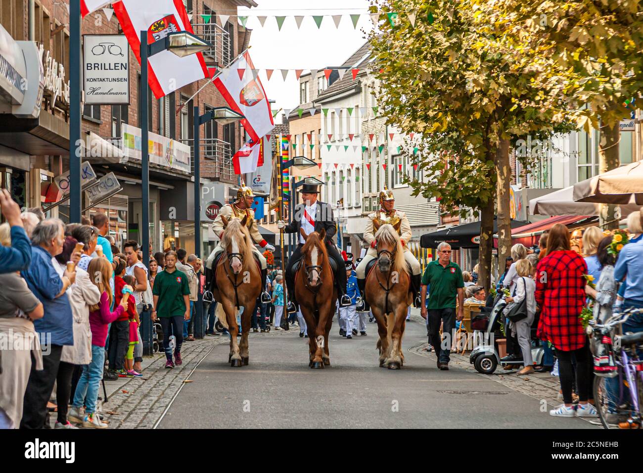 Funfair (Schützenfest) à Grevenbroich, Allemagne Banque D'Images