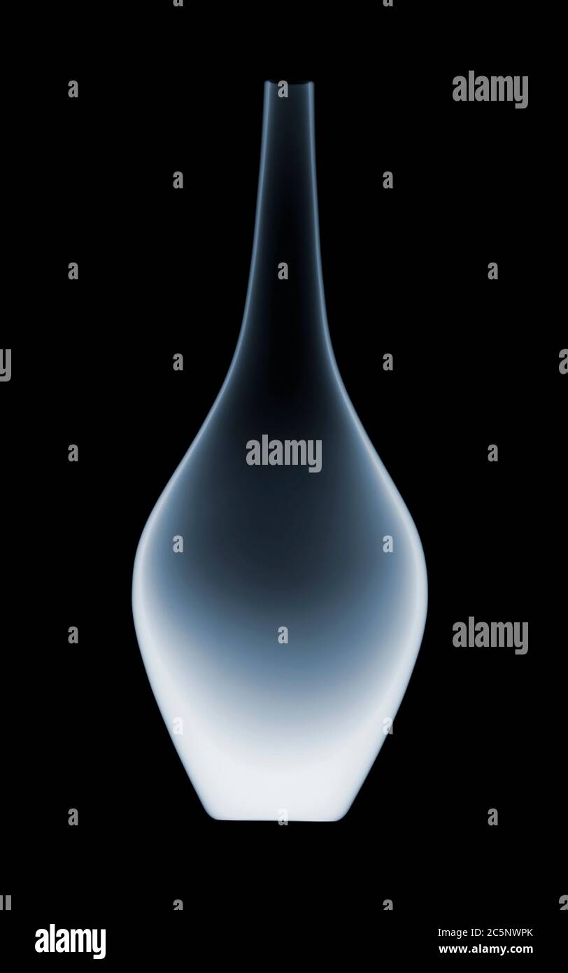 Vase en céramique, rayons X. Banque D'Images