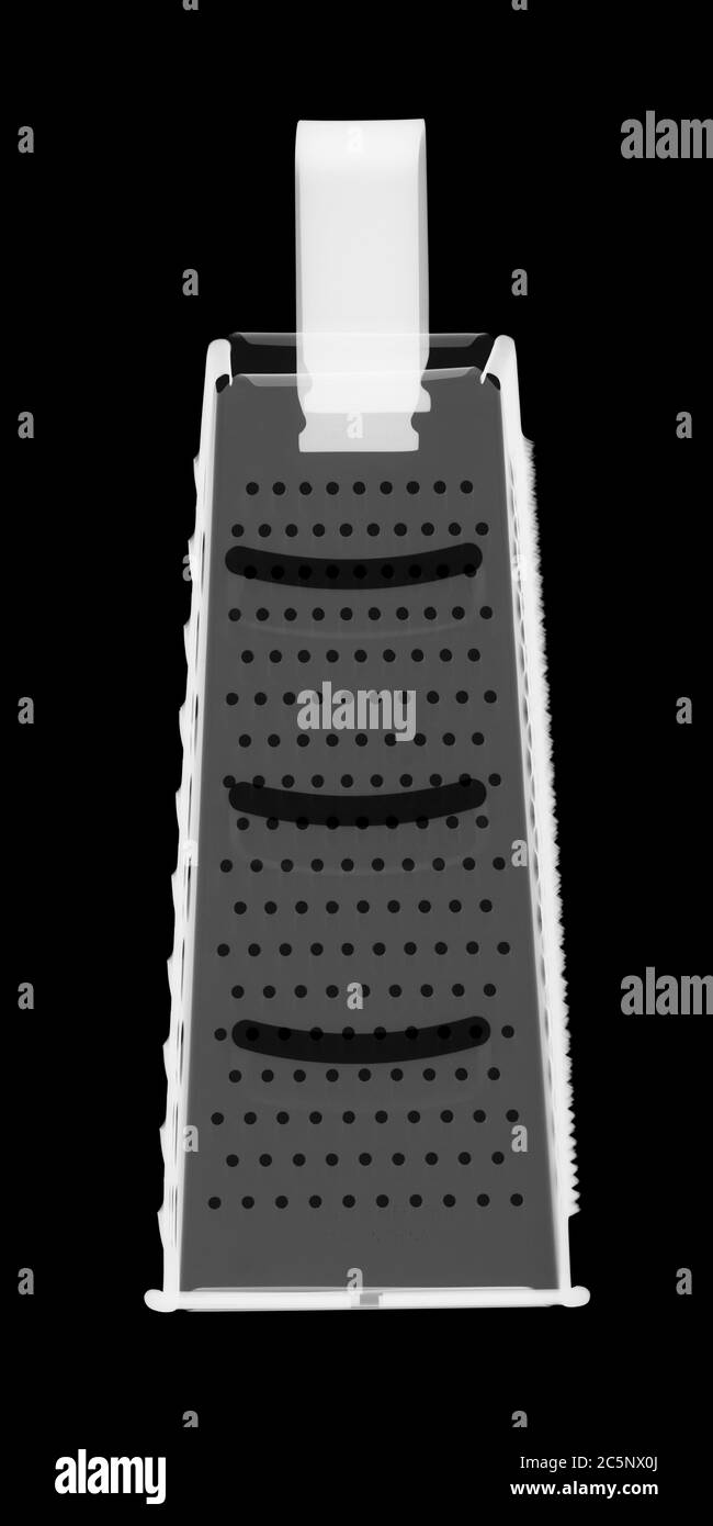 Râpe à fromage, rayons X. Banque D'Images
