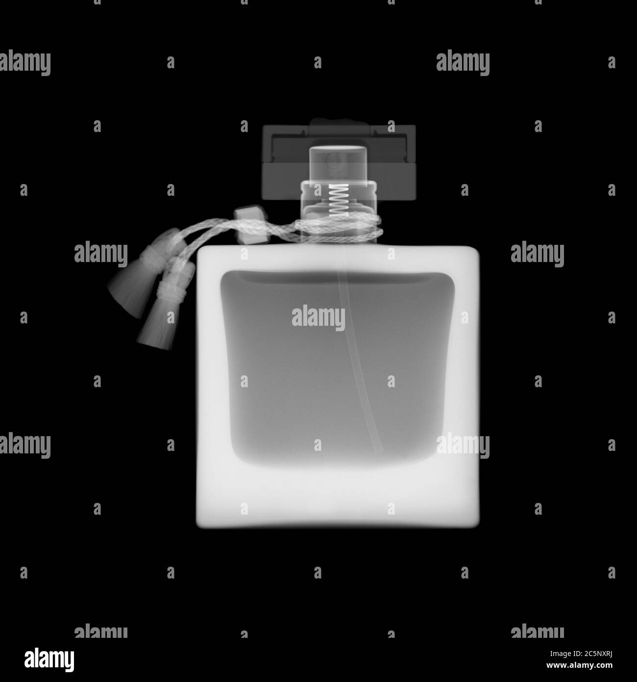 Flacon de parfum, X-ray. Banque D'Images