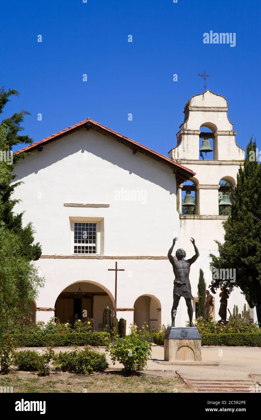 Mission San Juan Bautista, Californie, États-Unis Banque D'Images