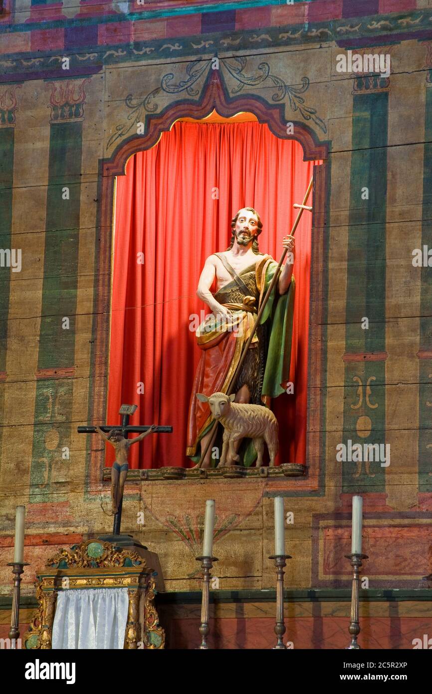 Mission San Juan Bautista, Californie, États-Unis Banque D'Images