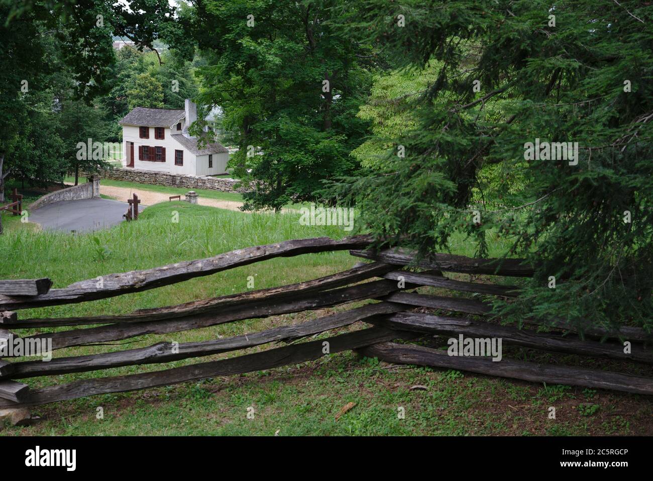 Parc militaire national de Fredericksburg et Spotsylvania, Fredericksburg, Virginie. Banque D'Images