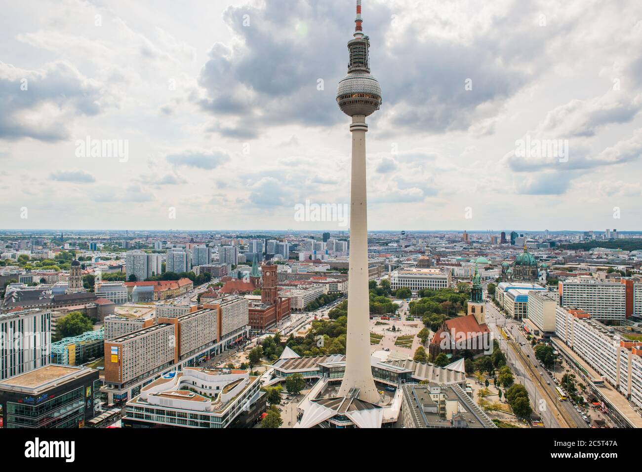 Berlin und Panoramablick Banque D'Images