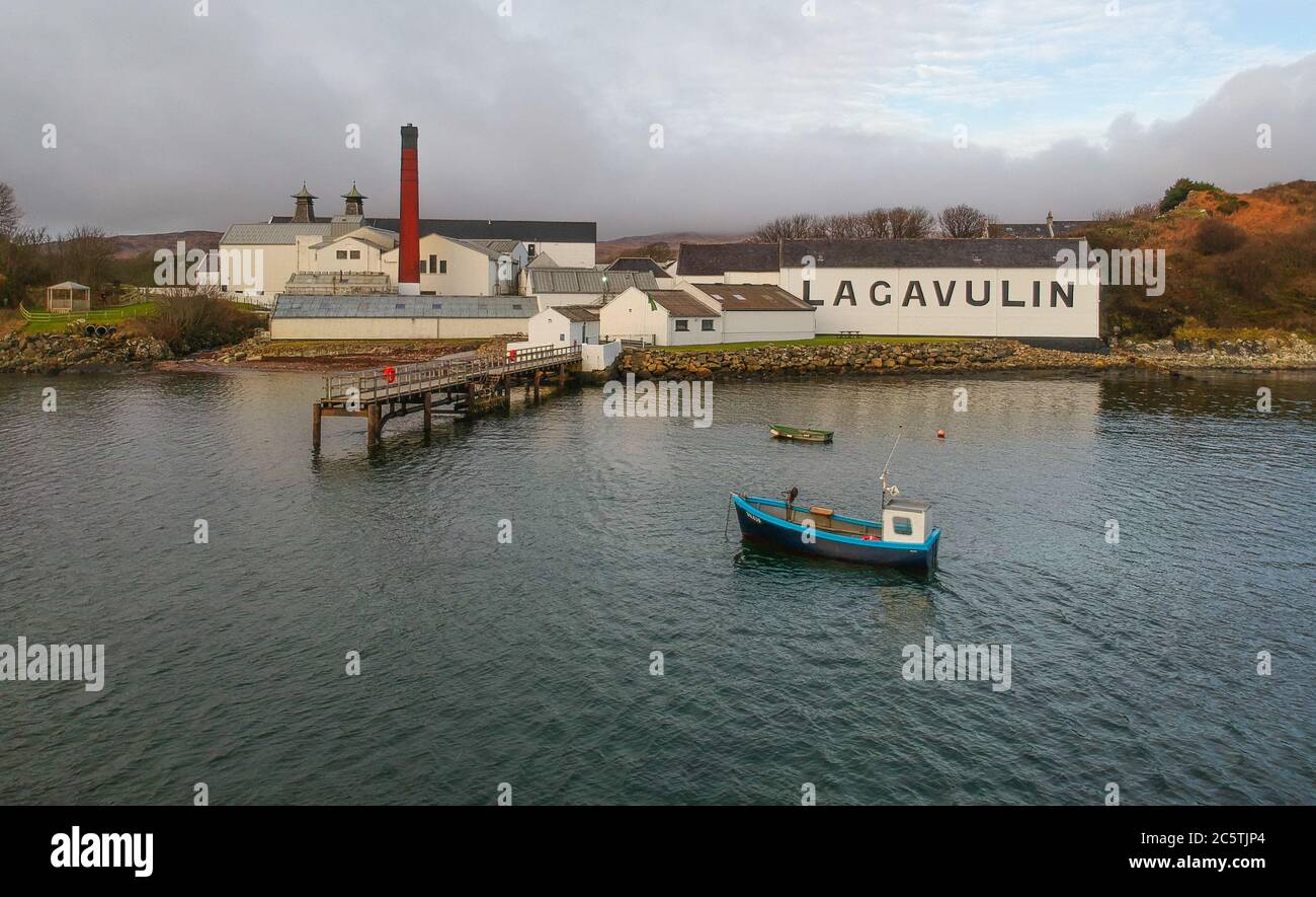 Visite des îles Whisky Banque D'Images