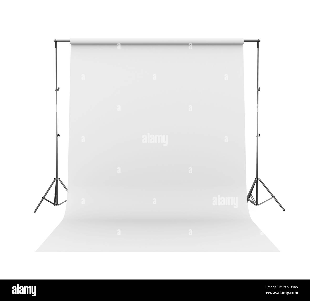 Photo Studio avec toile de fond isolée Banque D'Images