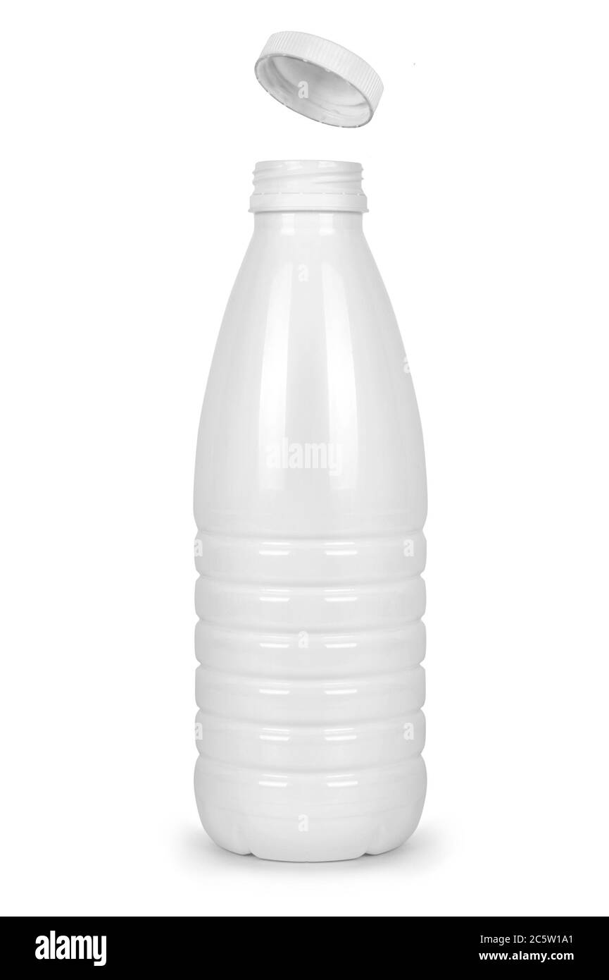 Lait Plastique bouteille blanc Couleur et réaliste texture le