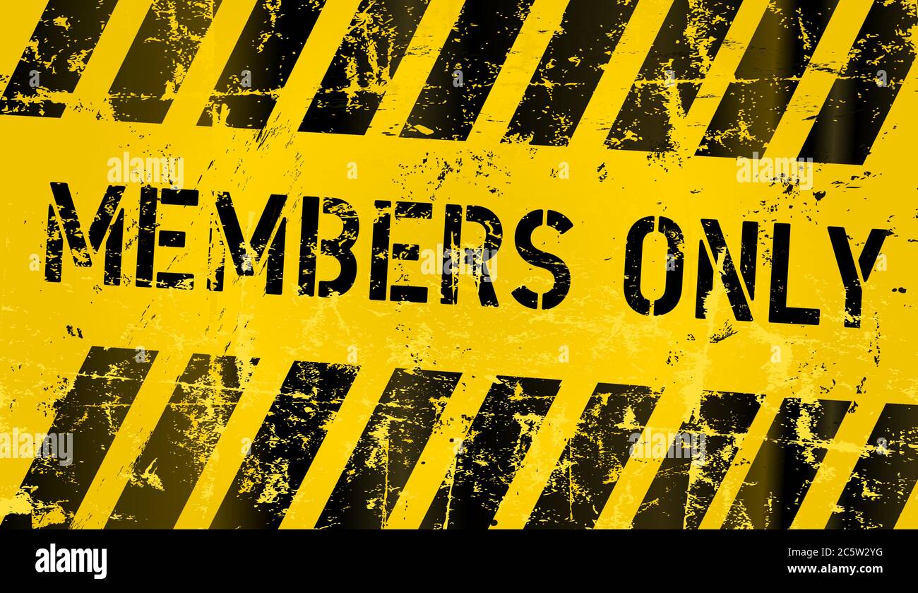 Staff Only Sign Banque D Images Vectorielles Alamy