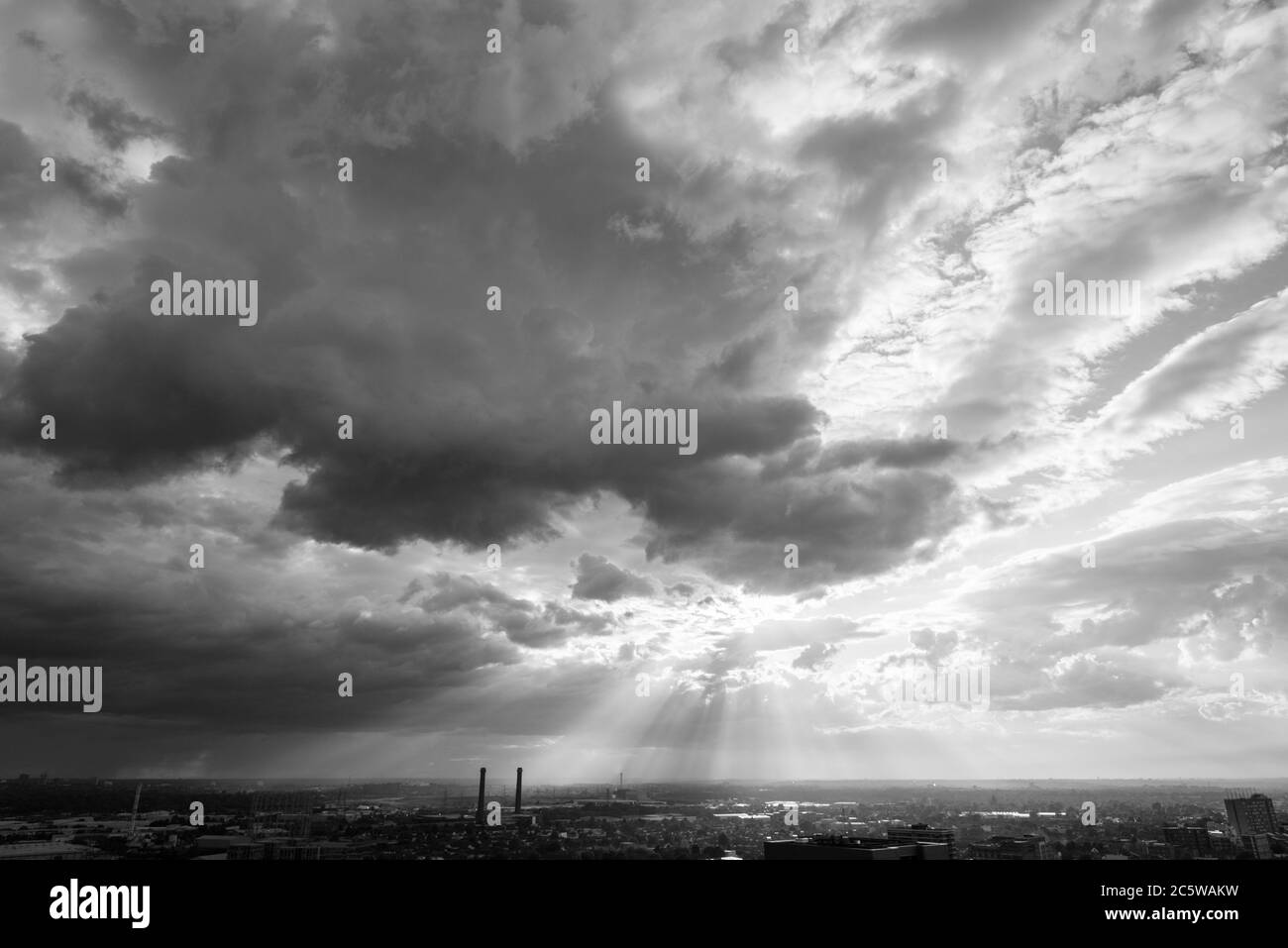 Ciel de croydon moody Banque D'Images