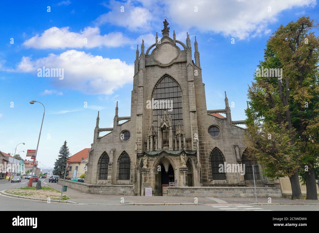 Kutna Hora, République tchèque.Cathédrale de l'Assomption de notre-Dame à Sedlec, Kutna Hora Banque D'Images