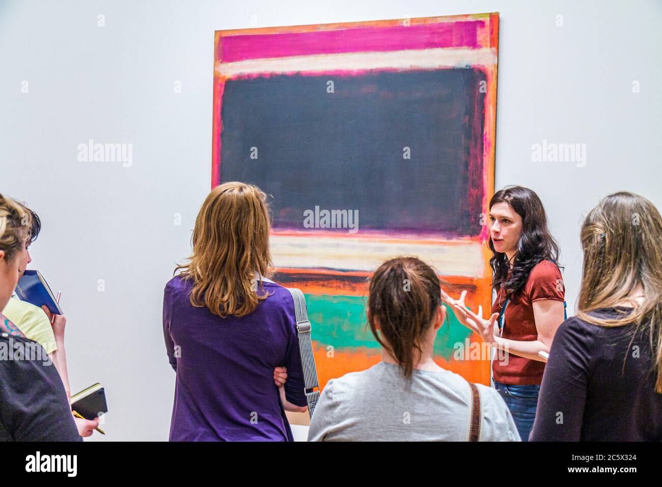 New York City, NY NYC Midtown, Manhattan, 53rd Street, le Musée d'Art moderne, MoMA, galerie, galeries, revendeur, revendeurs, galeriste, exposition collection Banque D'Images