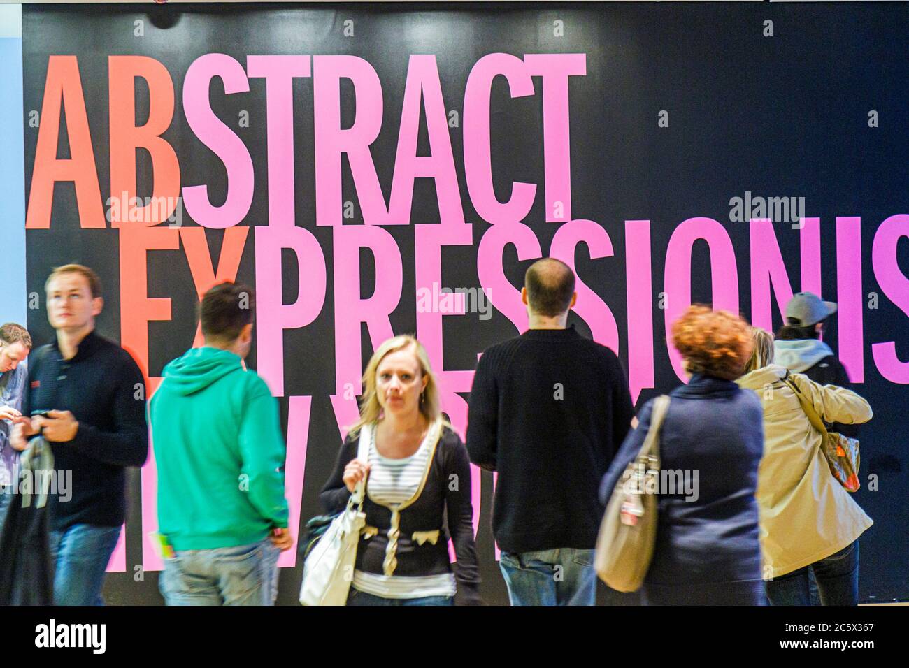 New York, New York City, NY NYC, Midtown, Manhattan, 53ème rue, le Musée d'Art moderne, MoMA, abstrait expressionniste New York, collection, homme hommes hommes hommes adul Banque D'Images