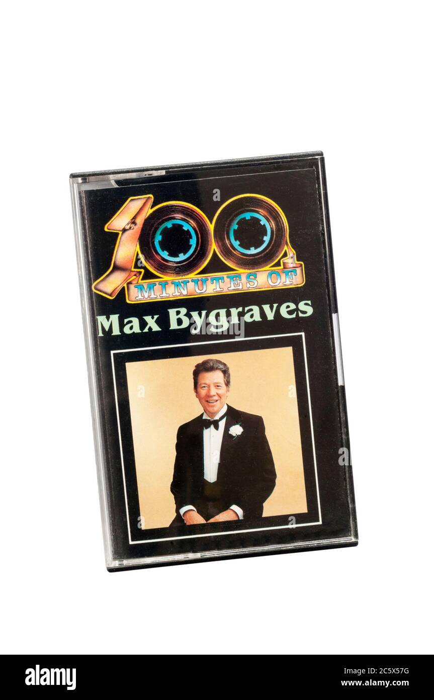 Une cassette musicale préenregistrée de 100 minutes de Max Bygraves. Banque D'Images