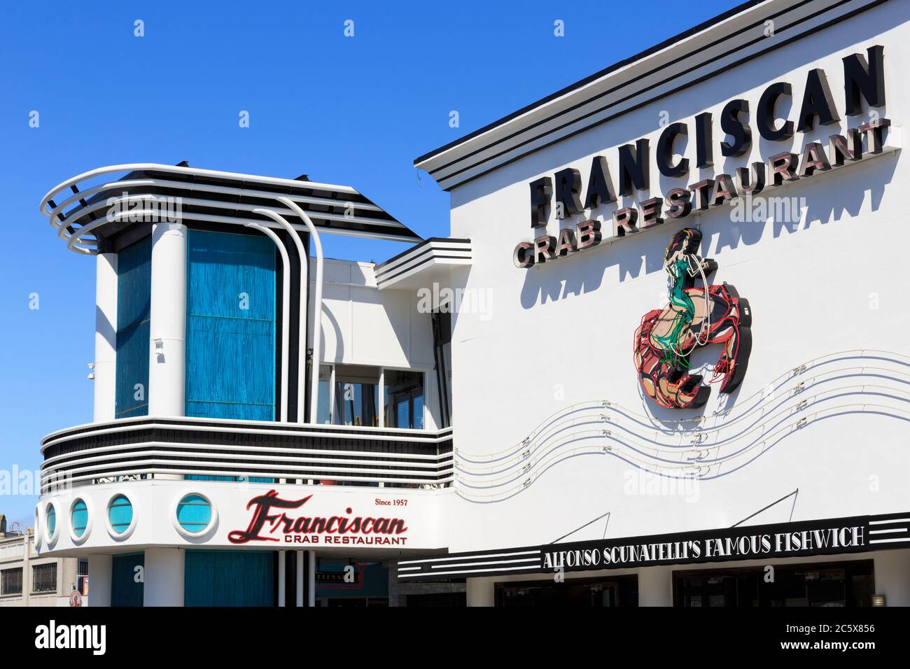 Restaurant Franciscan Crab, Fisherman's Wharf, San Francisco, Californie, États-Unis Banque D'Images