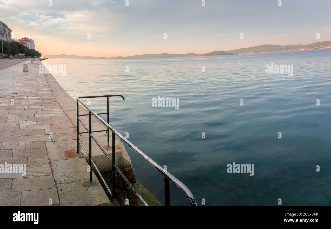 Quelques Panorama et impressions de la ville portuaire de Zadar en Croatie Banque D'Images